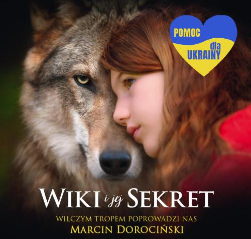 Dziewczyna przytulająca wilka. Kadr z filmu Wiki i jej Sekret.