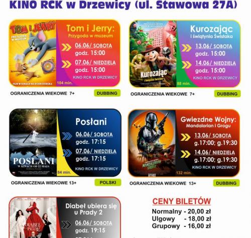 Repertuar kina na miesiąc czerwiec 2026
