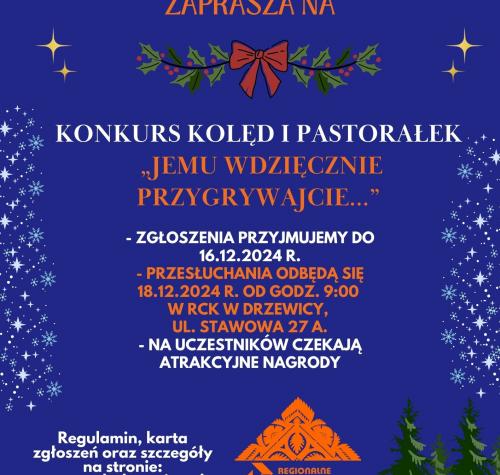 Konkurs kolęd i pastorałek „JEMU WDZIĘCZNIE PRZYGRYWAJCIE…”