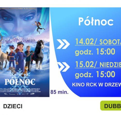 po lewej stronie plakat filmowy, po prawej terminy seansów