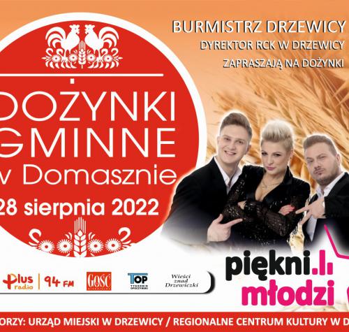 Plakat promujący dożynki 2022