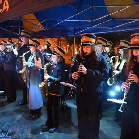 Młodzieżowa Orkiestra Dęta w Drzewicy.