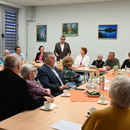 Wystąpienie Burmistrza Drzewicy na spotkaniu TPD.