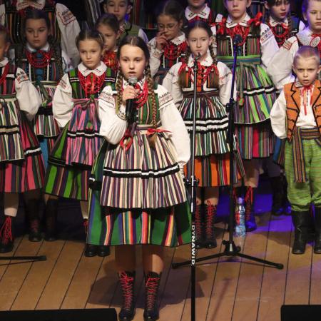 Zespół Mali Drzewiczanie na scenie