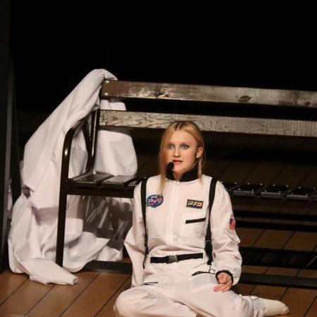 Monolog Małego Księcia w trakcie spektaklu.