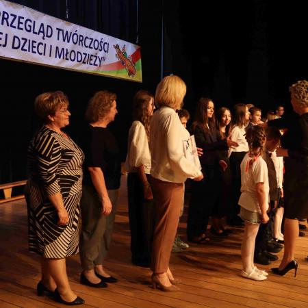 Wręczenie nagrody przez Burmistrza 