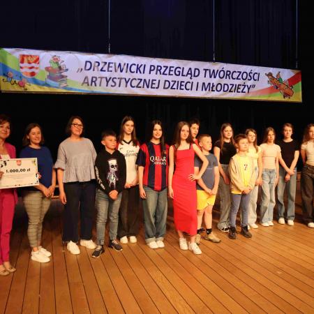 Wręczenie nagrody przez Burmistrza 